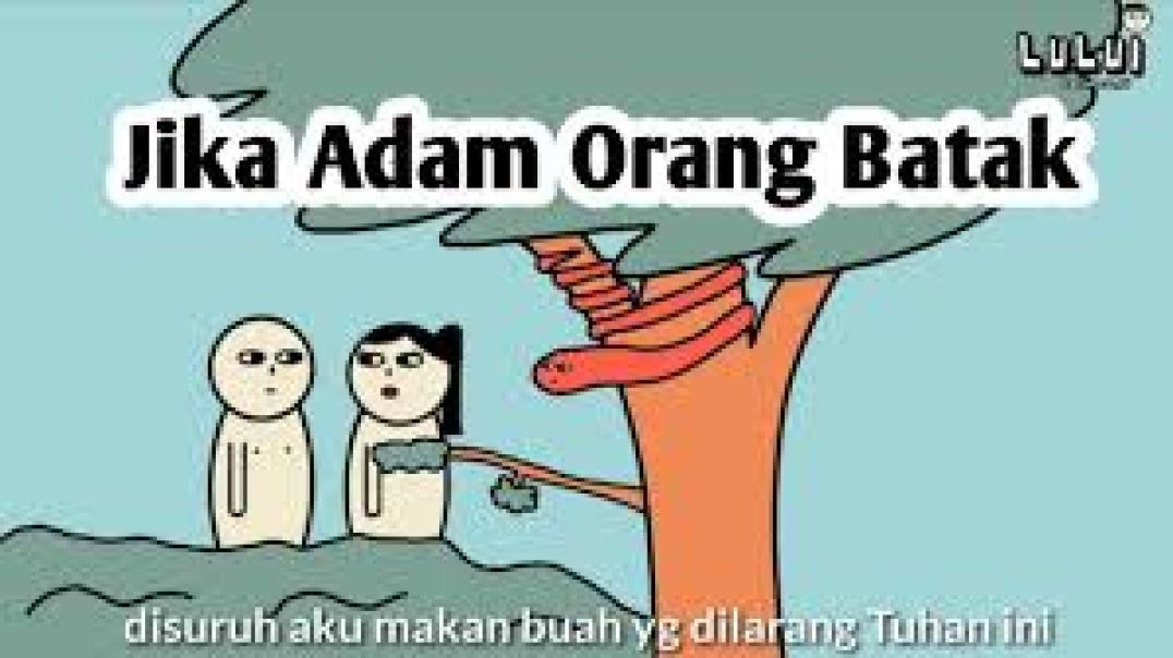 Kompilasi Jika Adam orang Batak bikin Ngakak - Animasi lucu _ Film animasi Kristen